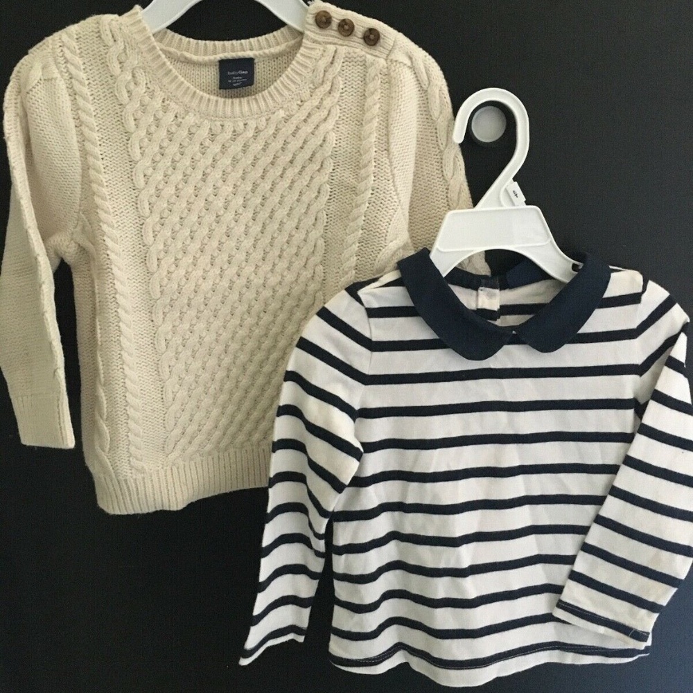 Lot of Gap, Old Navy, Zara 18-24 Month Girl Dress, Tops, Pants, Sweater 16Pcs.